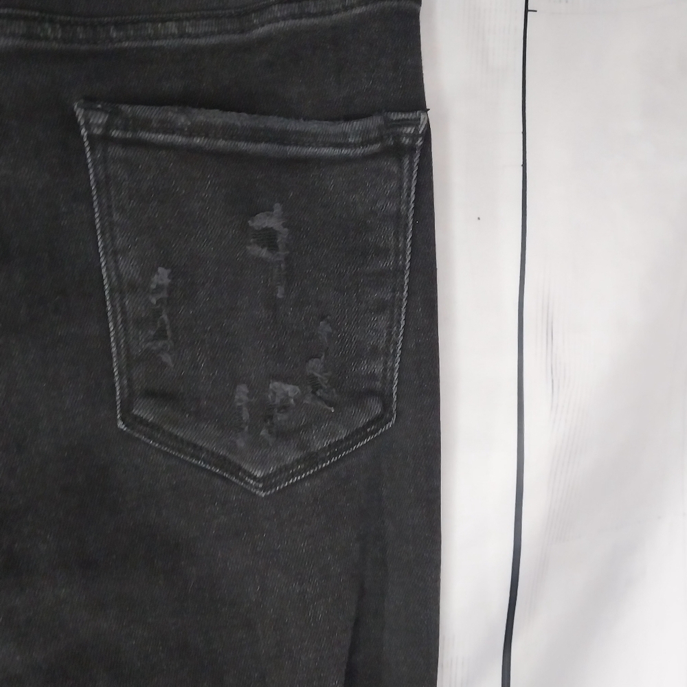 Risen Women's High Rise Crossover Girlfriend Jeans - Picture 10 of 11